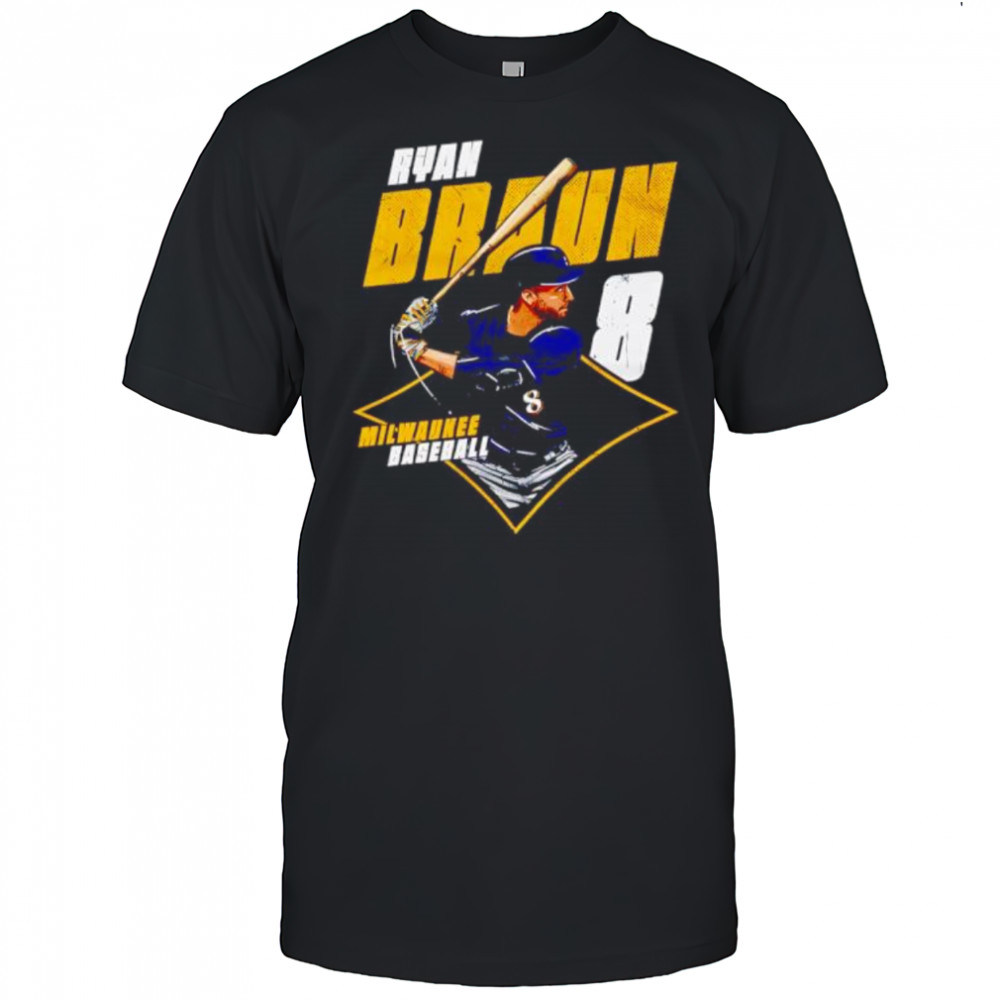 Ryan Braun Milwaukee Diamond #8 shirt