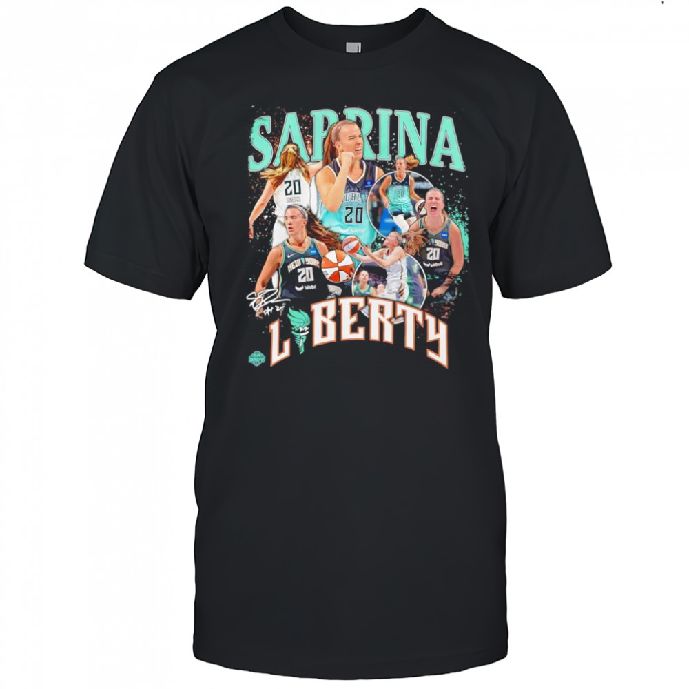 Sabrina Ionescu New York Liberty Crossroads player graphic shirt