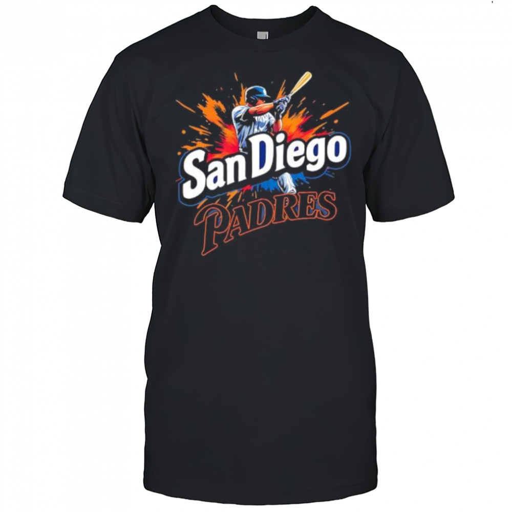 San Diego Padres paint player shirt