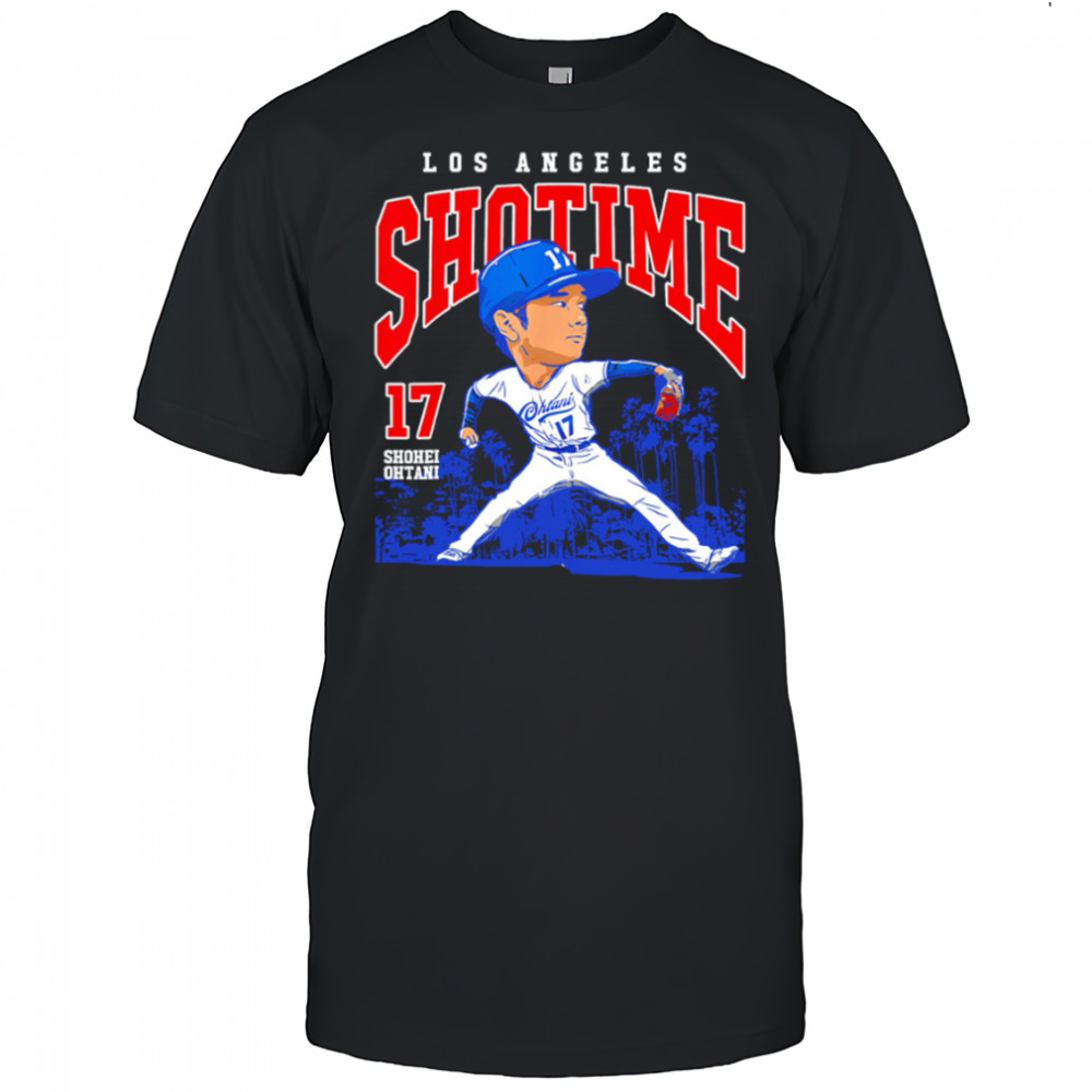 Shohei Ohtani Los Angeles Baseball MLB Player cartoon shirt