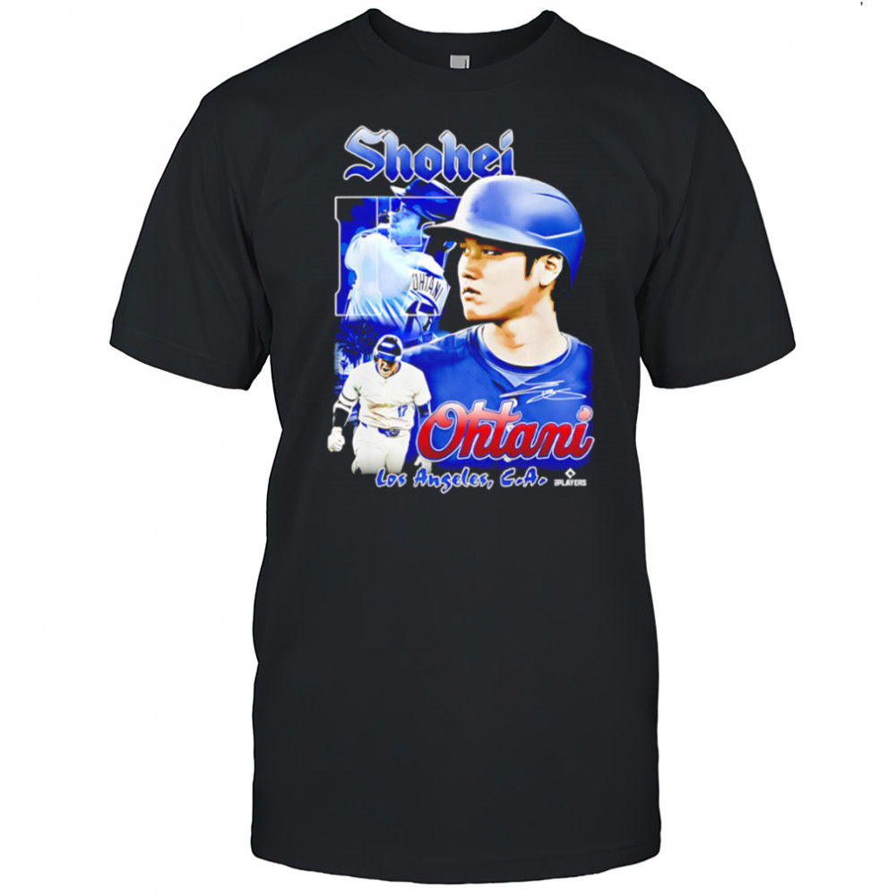 Shohei Ohtani Los Angeles Baseball MLB Player signature graphic shirt