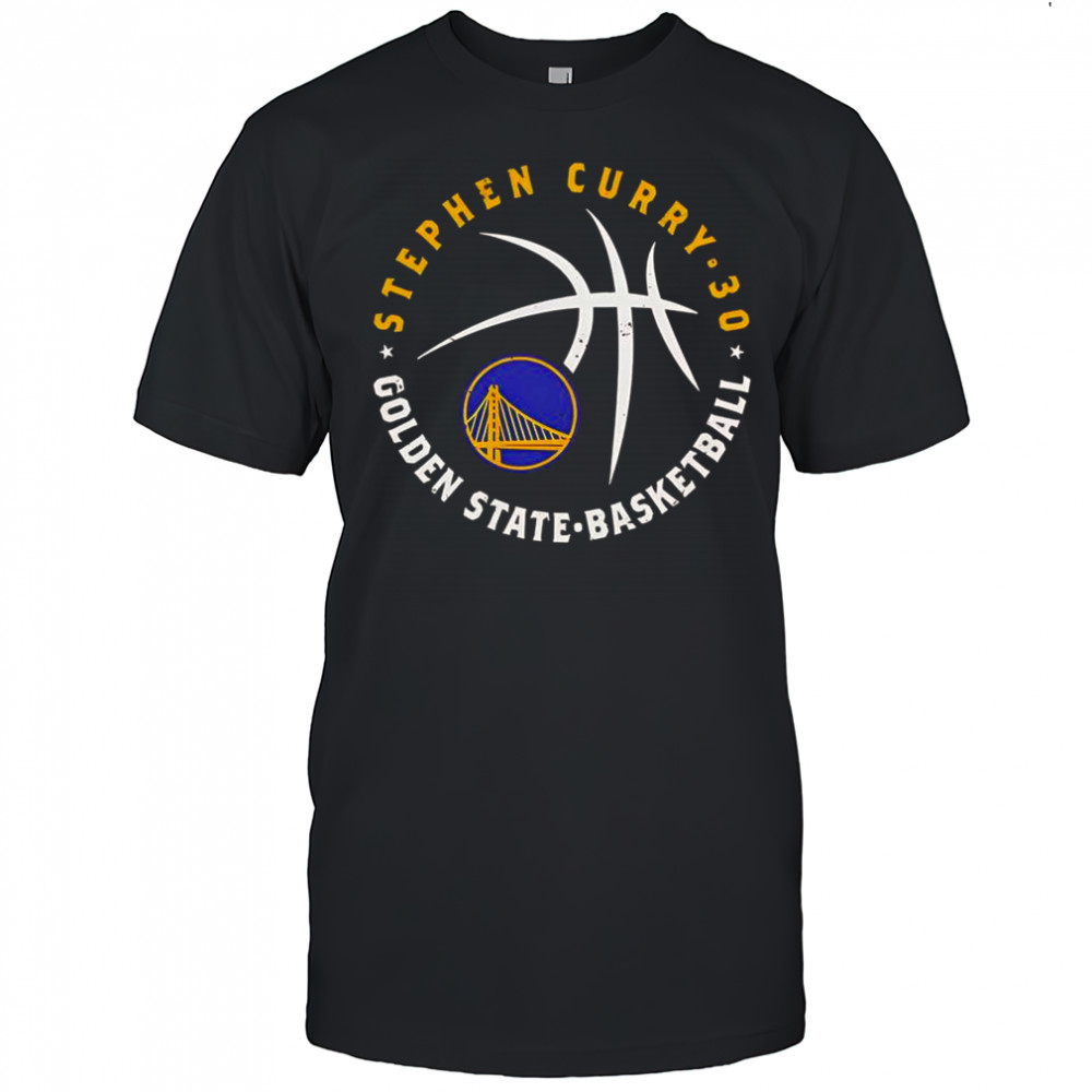 Steph Curry Golden State Warriors Player Ball T-Shirt