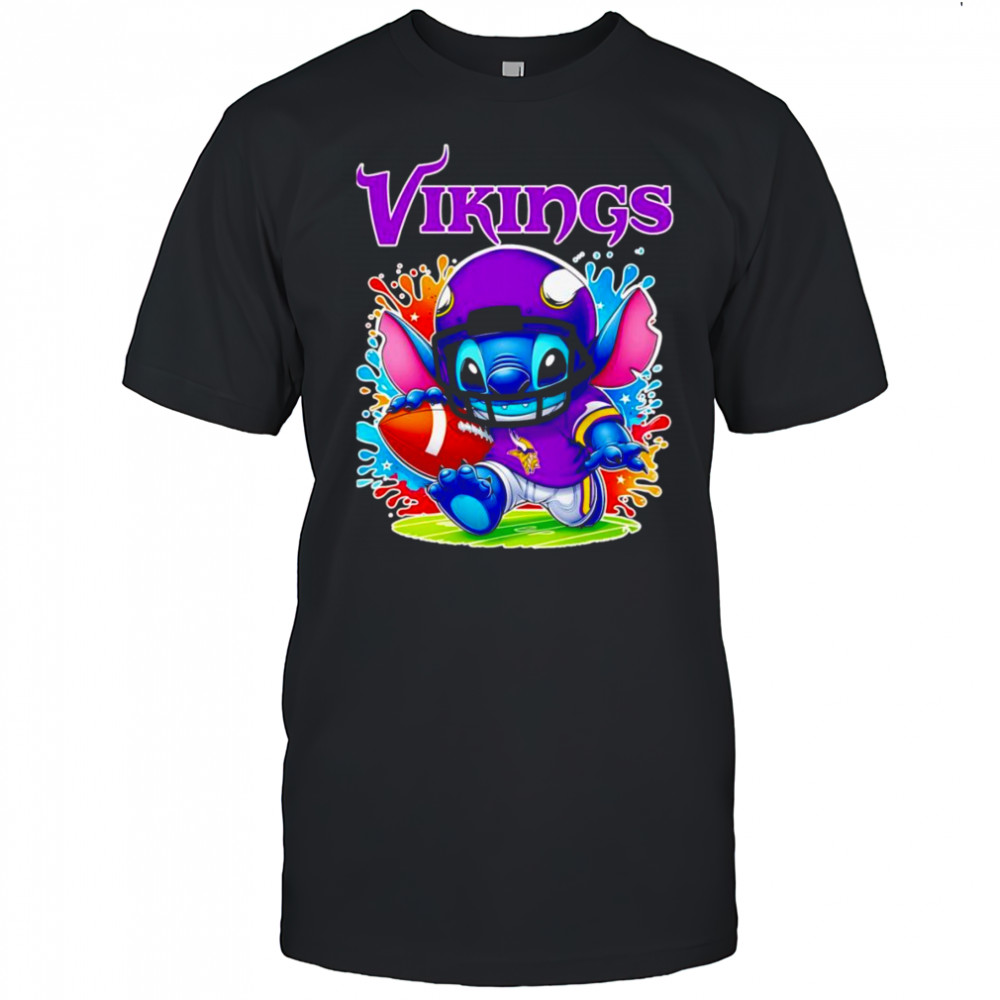 Stitch running Minnesota Vikings football shirt