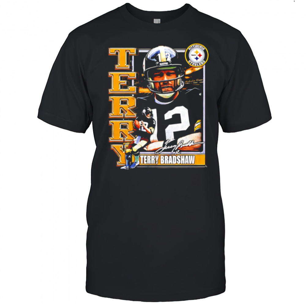 Terry Bradshaw Pittsburgh Steelers signature vintage shirt