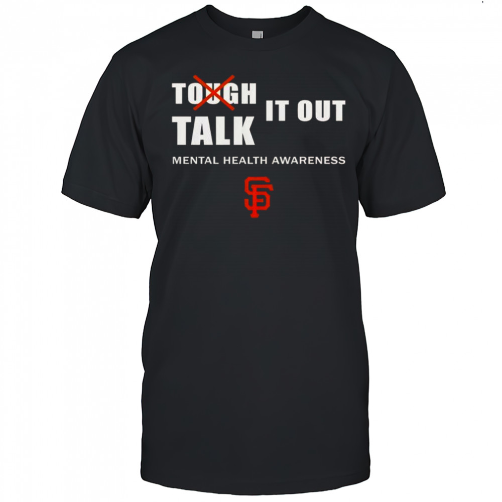 Tough It Out Talk Mental Health Awareness T-Shirt