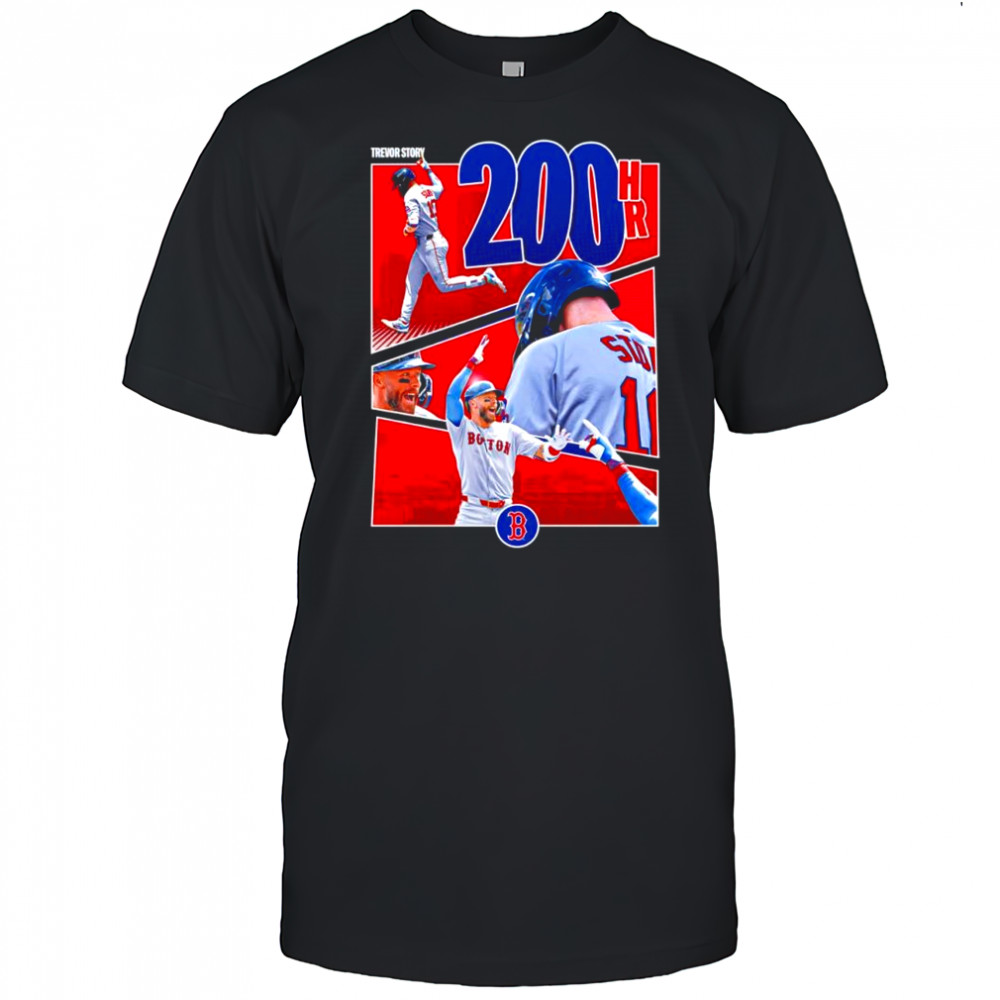 Trevor Story Boston Red Sox 200 HR shirt