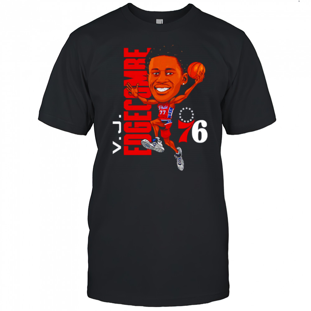 VJ Edgecombe Philadelphia 76ers Caricature cartoon shirt