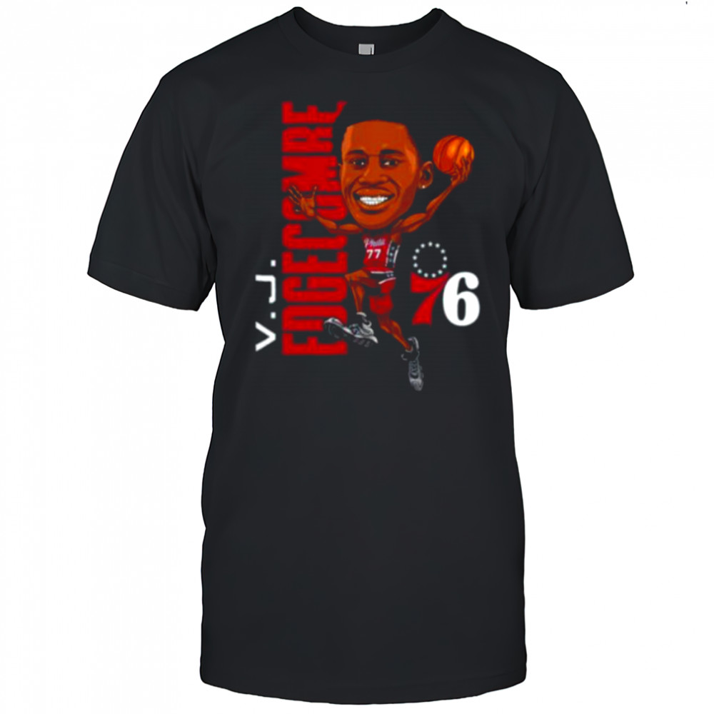 VJ Edgecombe Philadelphia 76ers Caricature T Shirt
