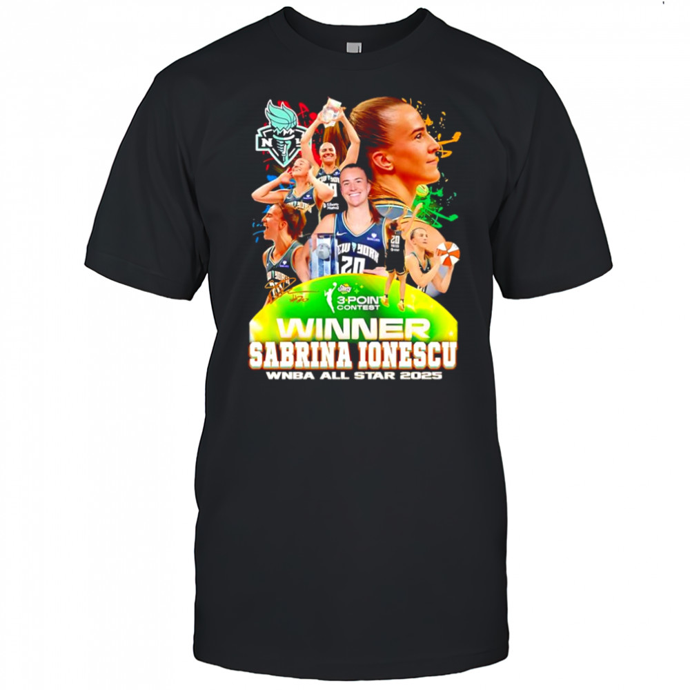 Winner Sabrina Ionescu WNBA All Star 2025 shirt