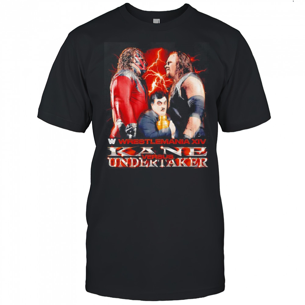 WrestleMania XIV Undertaker vs Kane retro shirt