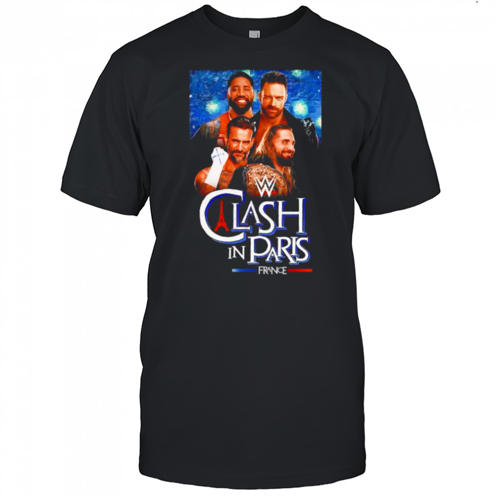 WWE Clash in Paris France graphic shirt
