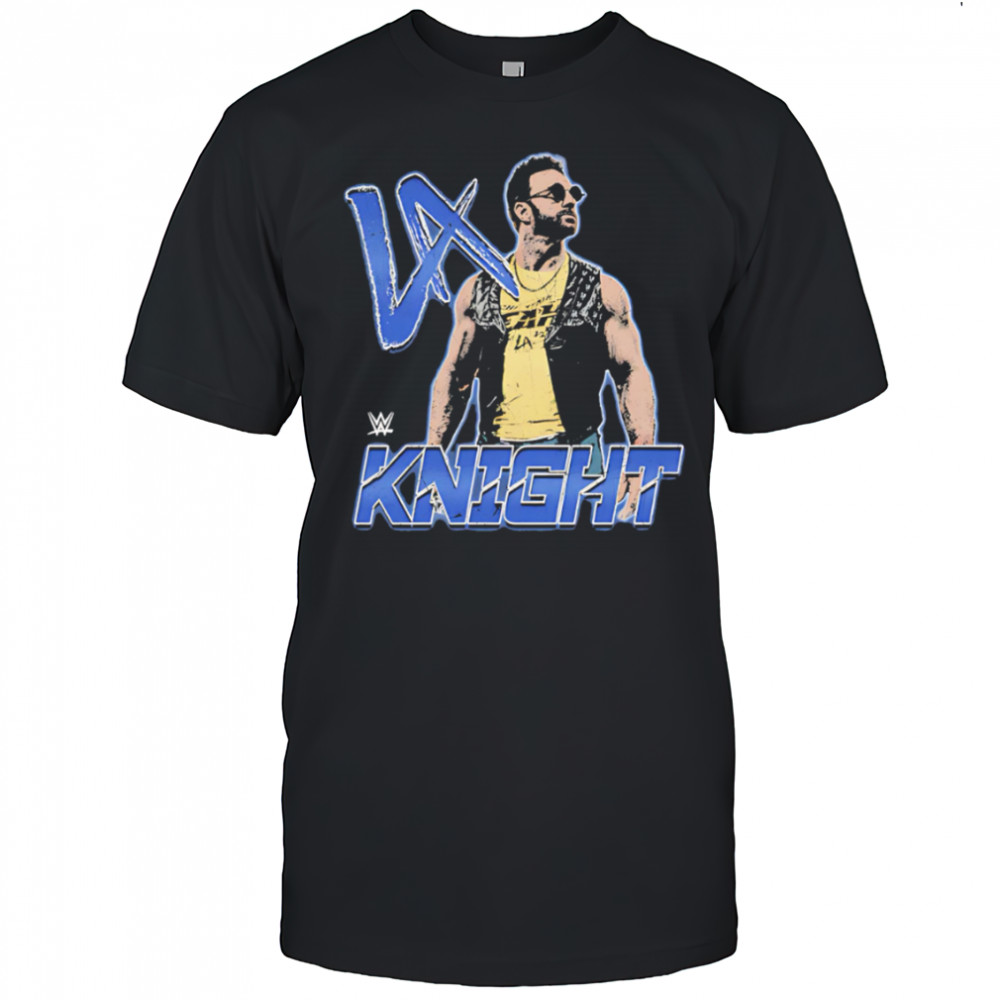 WWE LA Knight Pose design style shirt