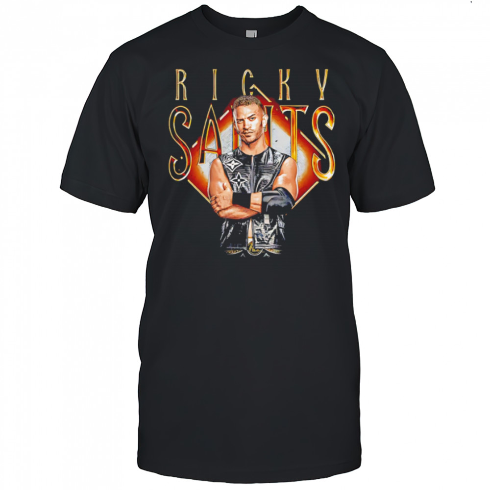 WWE Ricky Saints Pose design style shirt