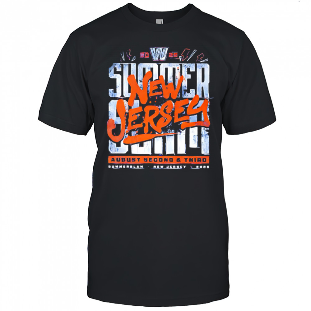 Wwe Summerslam 2025 Summer New Jersey August Second and Third shirt