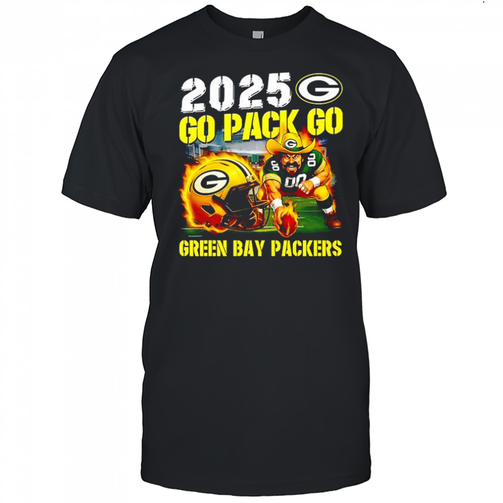 2025 go Pack go Green Bay Packers mascot shirt