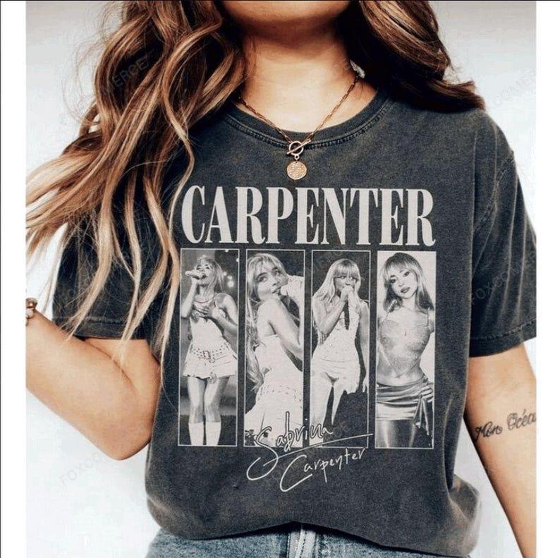 90s Sabrina Carpenter Bootleg Shirt Vintage Graphic Music Tee