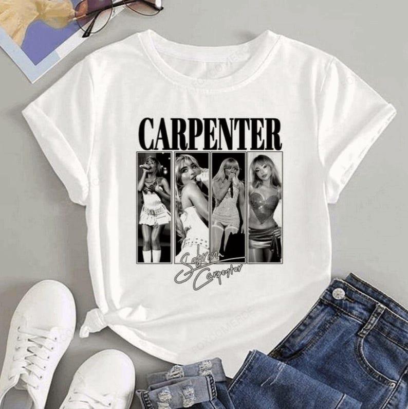 Bootleg Sabrina Carpenter Signature T-Shirt