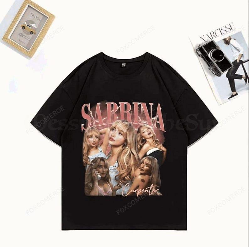 Oversized Vintage Sabrina Carpenter Streetwear Tee