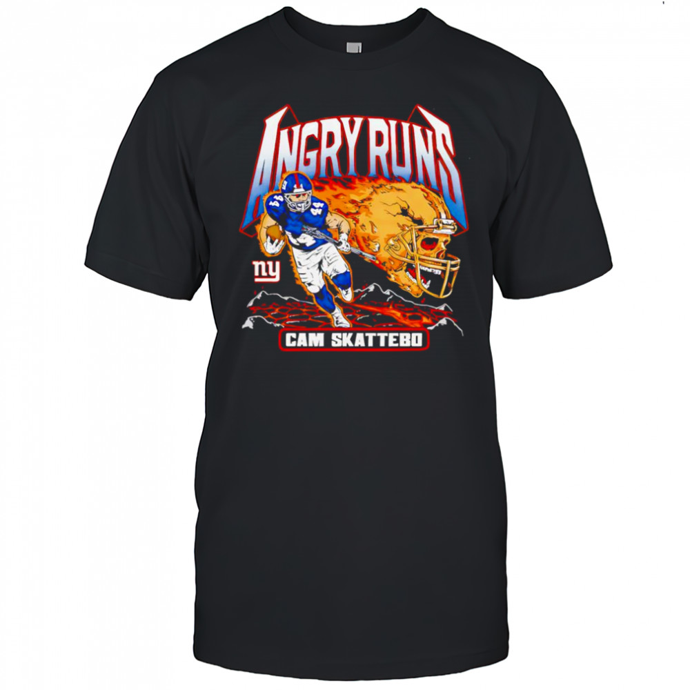 Angry Runs 2025 Giants Cam Skattebo shirt