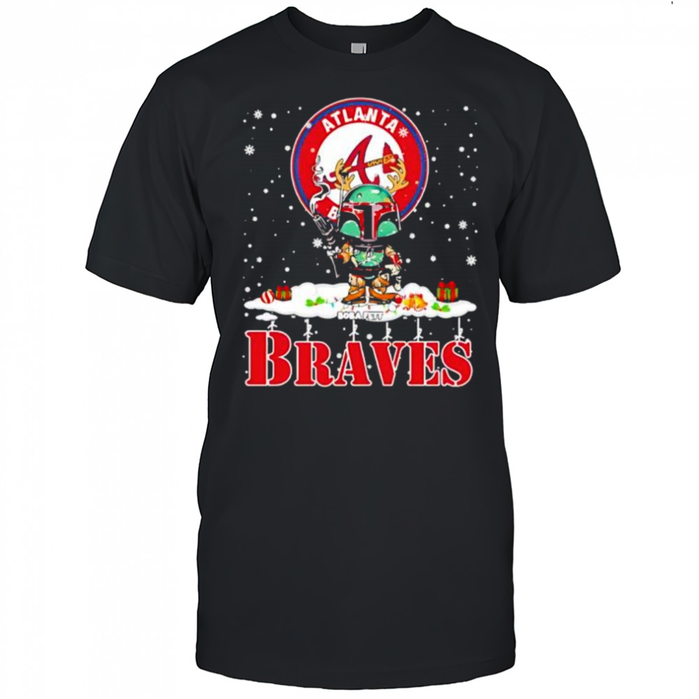 Atlanta Braves Boba Fett Star Wars Christmas shirt