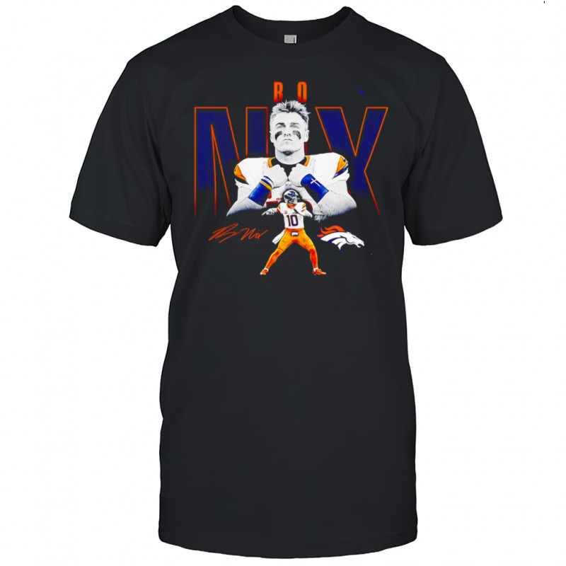 Bo Nix Denver Broncos Humble Shadow Player Graphic shirt