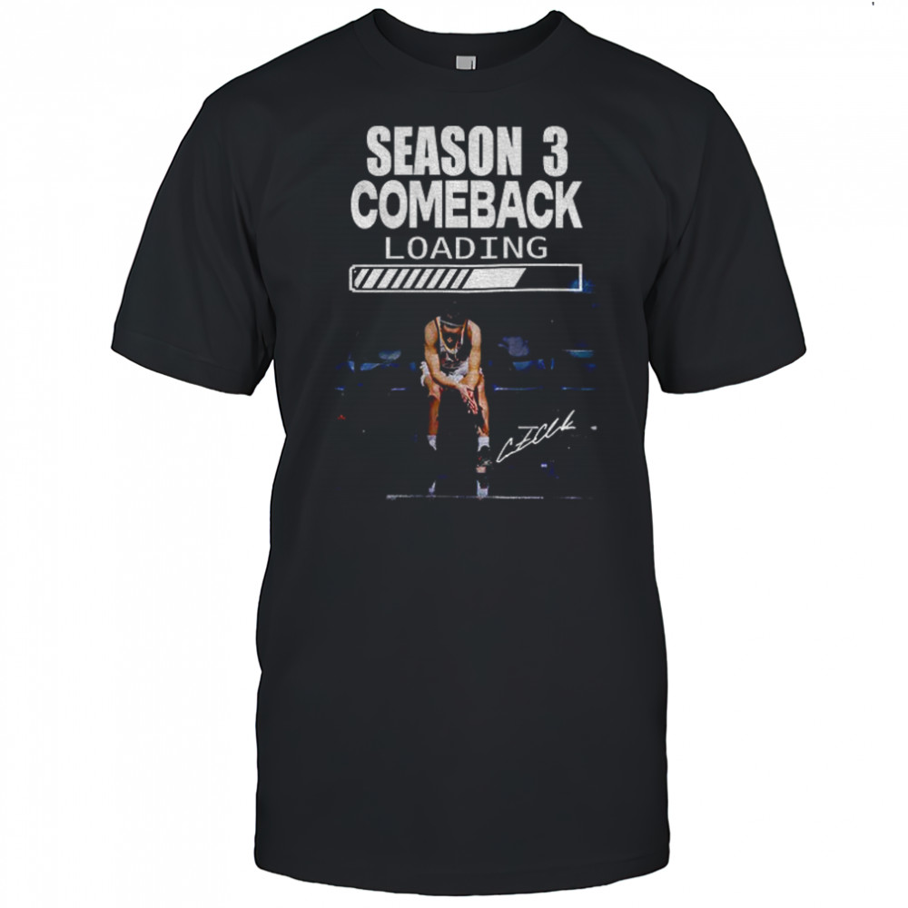 Caitlin Clark Indiana Fever Season 3 Comeback Loading WNBA signature shirt