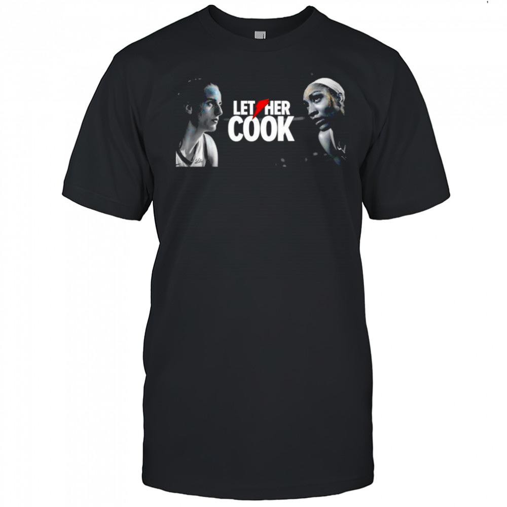 Caitlin Clark Let her cook WNBA 2025 shirt