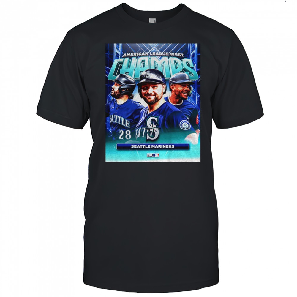 Cal Raleigh Eugenio Suárez Seattle Mariners MLB Baseball American League West 2025 poster shirt