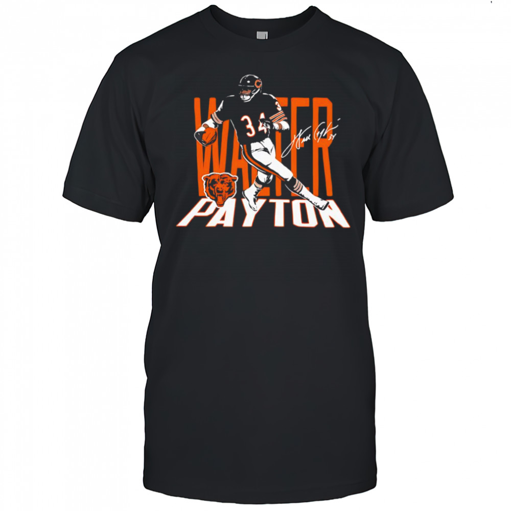 Chicago Bears Walter Payton Retired Player caricature shirt