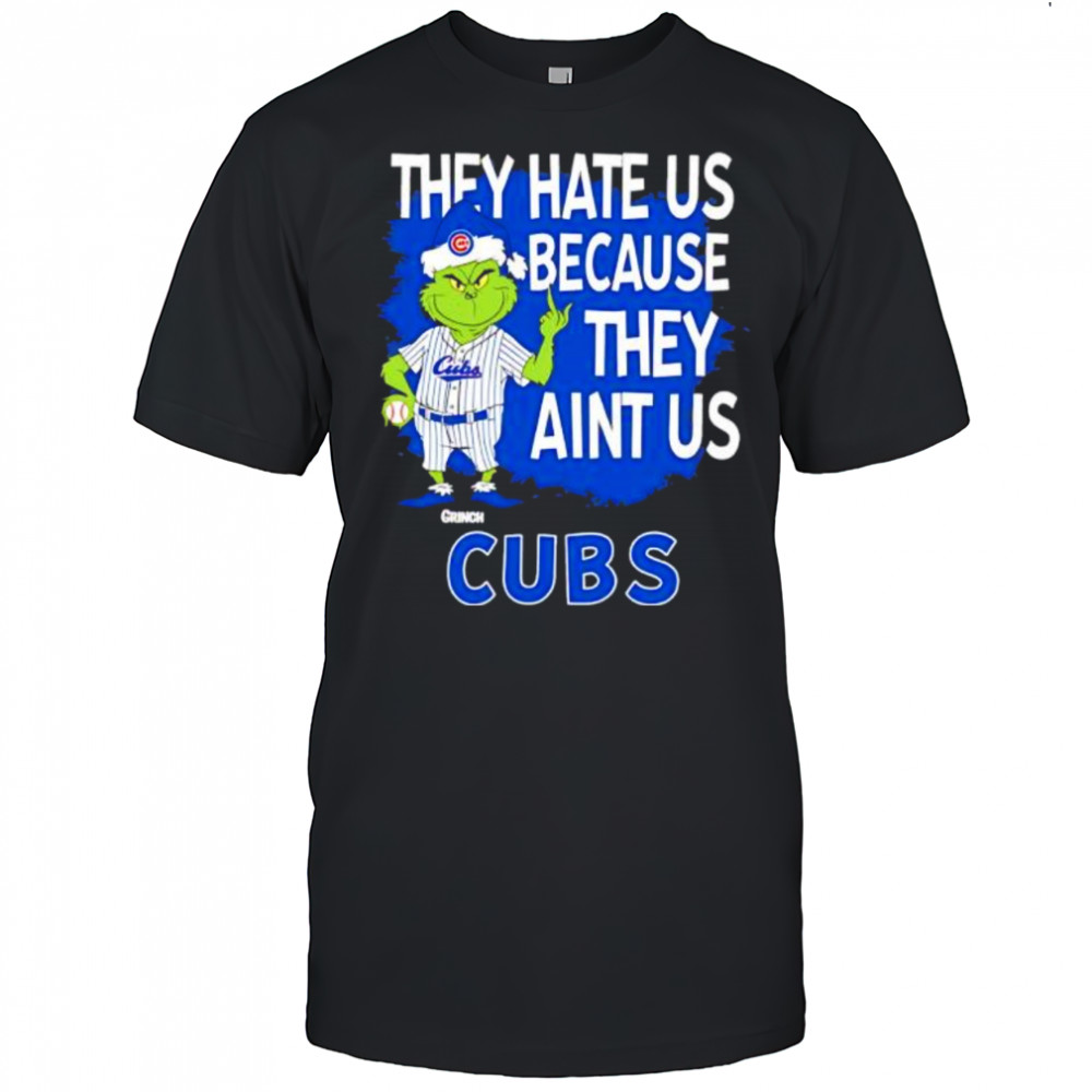 Chicago Cubs Grinch Christmas They Hate Us Ain’t Us shirt
