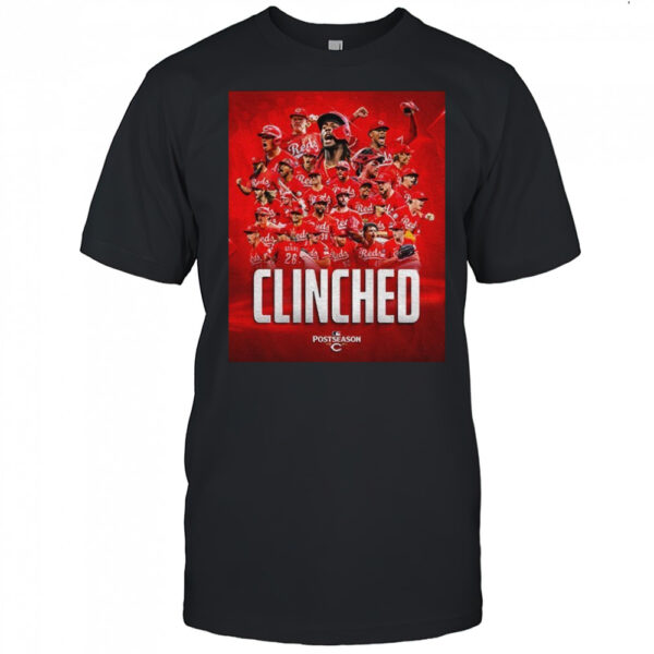 Cincinnati Reds MLB Baseball Clinched Postseason 2025 poster shirt