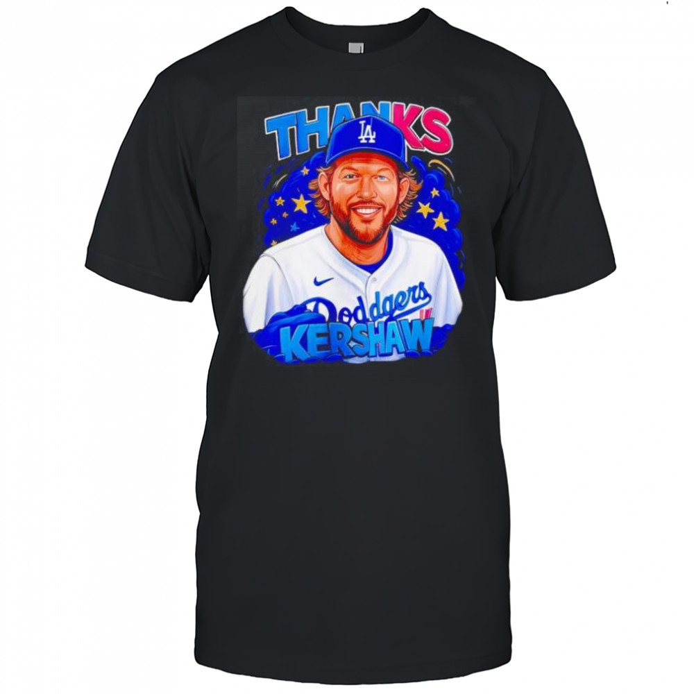 Clayton Kershaw thanks poster shirt