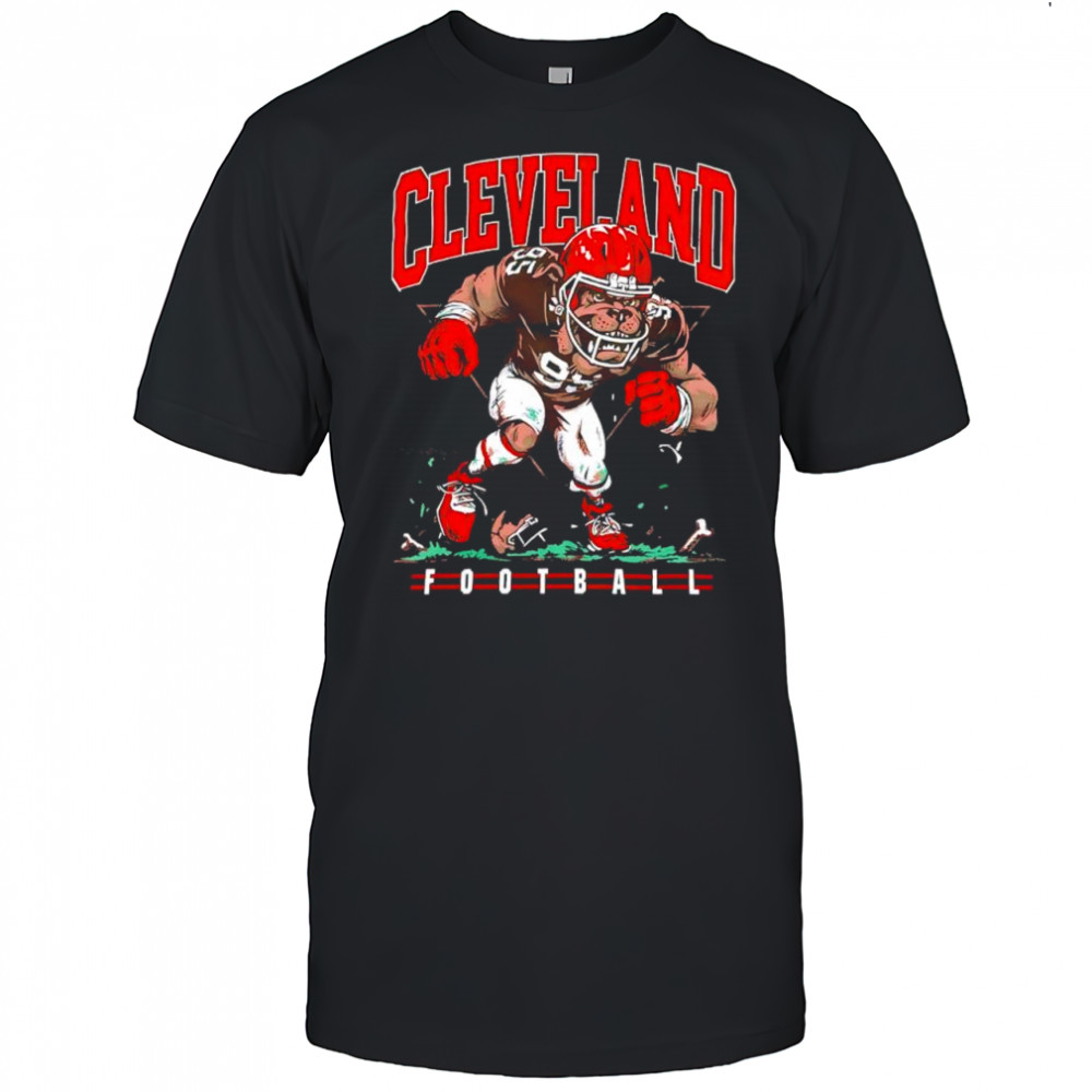 Cleveland Dawg Brown Football shirt