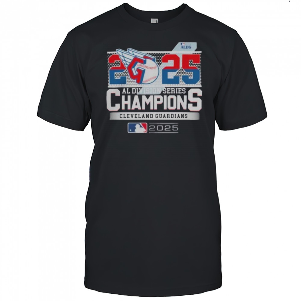Cleveland Guardians 2025 MLB Postseason AL Division Series Champions Celebration T-Shirt