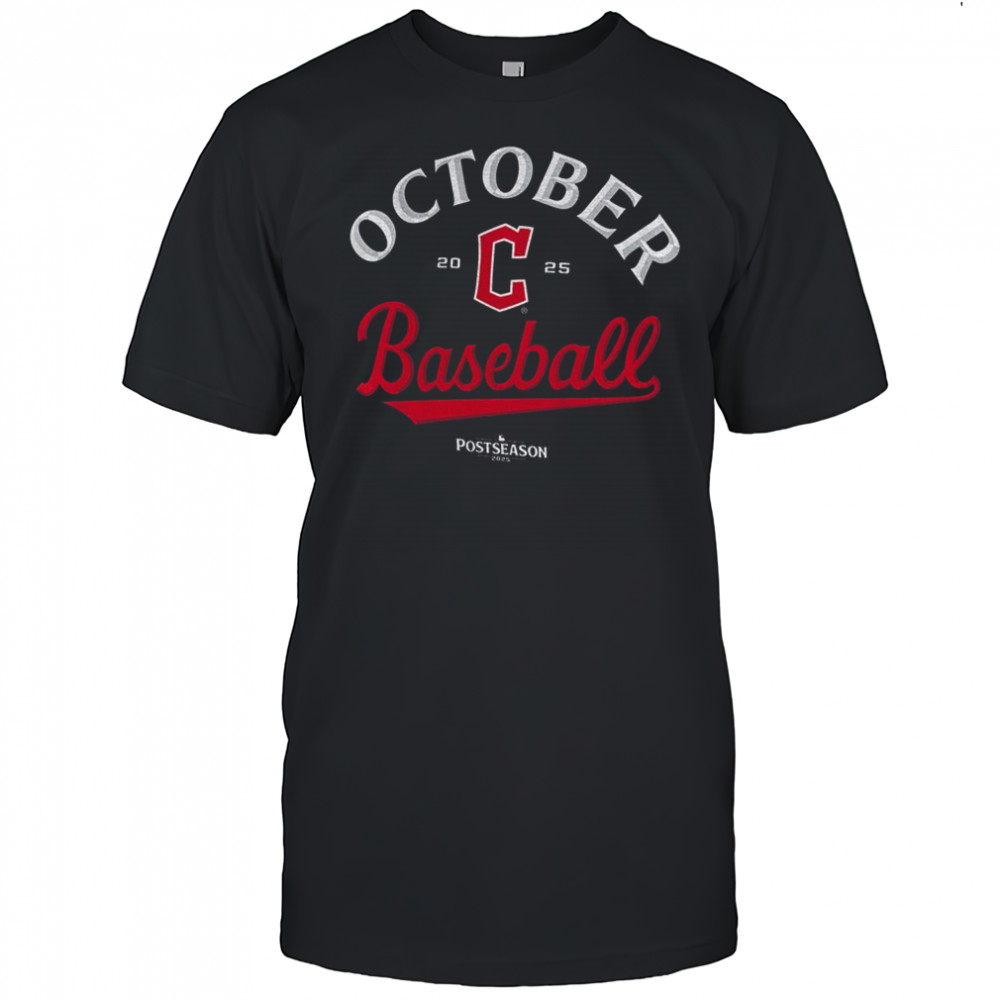 Cleveland Guardians October baseball 2025 MLB Postseason shirt