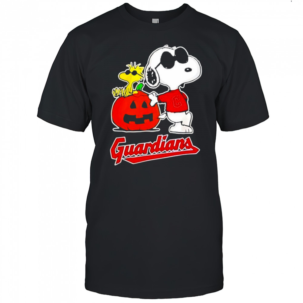 Cleveland Guardians Snoopy Woodstock Pumpkin Halloween shirt