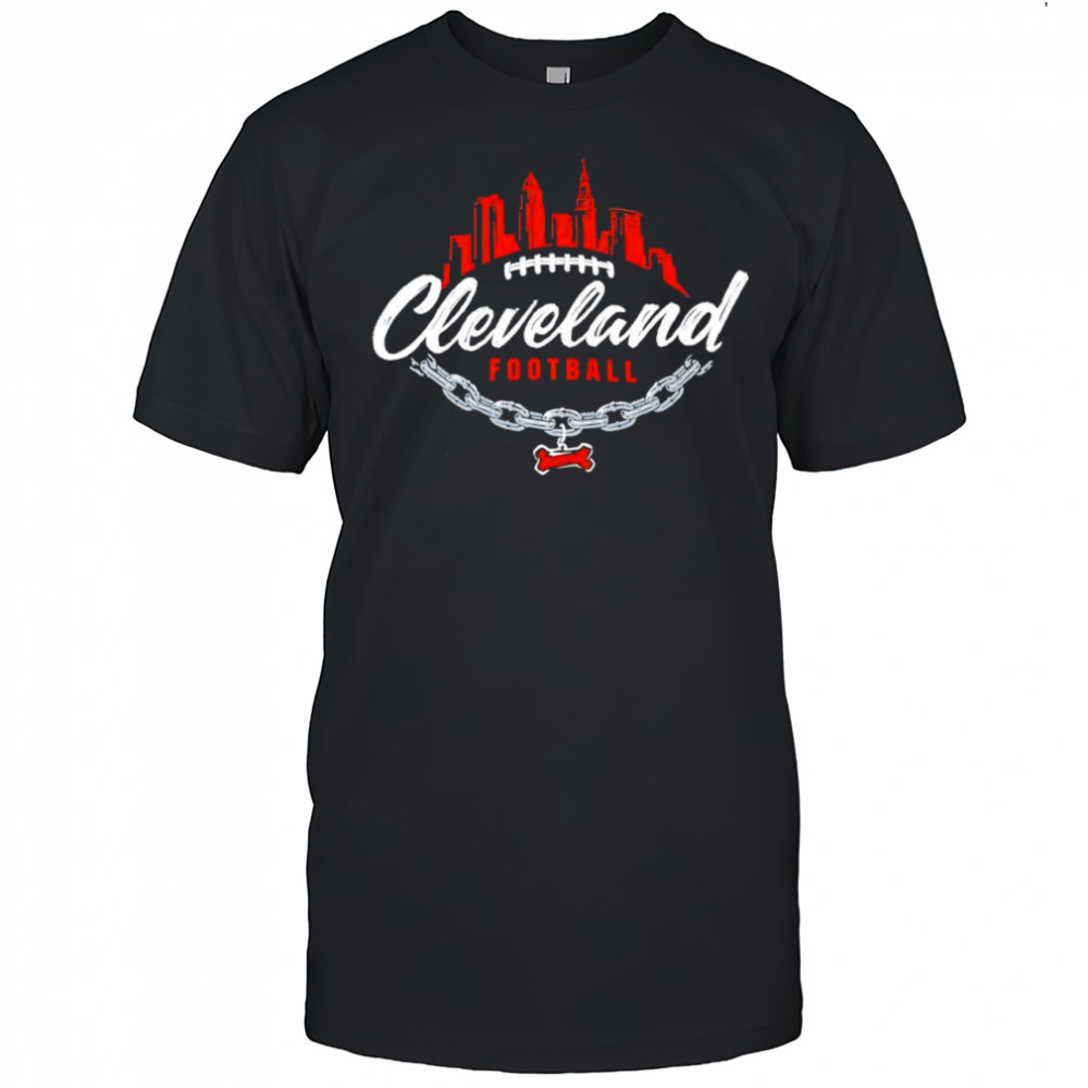Cleveland Script Skyline Chain Football shirt