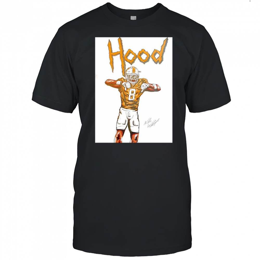Colton Hood Tennessee Volunteers signature poster shirt