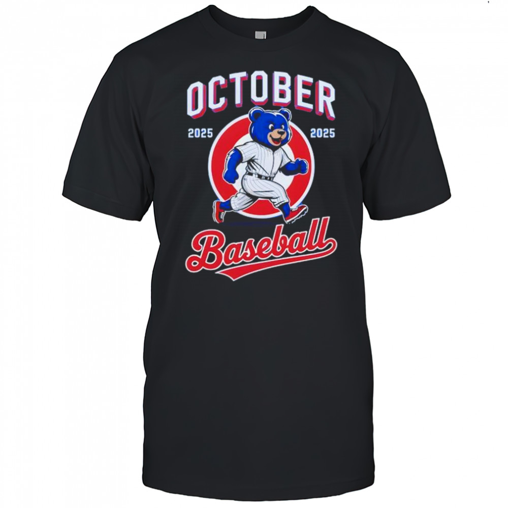 Cubs October Postseason Celebrate Chicago Cubs Playoff Baseball shirt