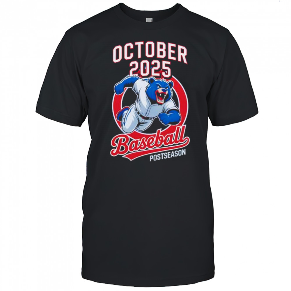 Cubs October Postseason Chicago Cubs Playoff Baseball shirt