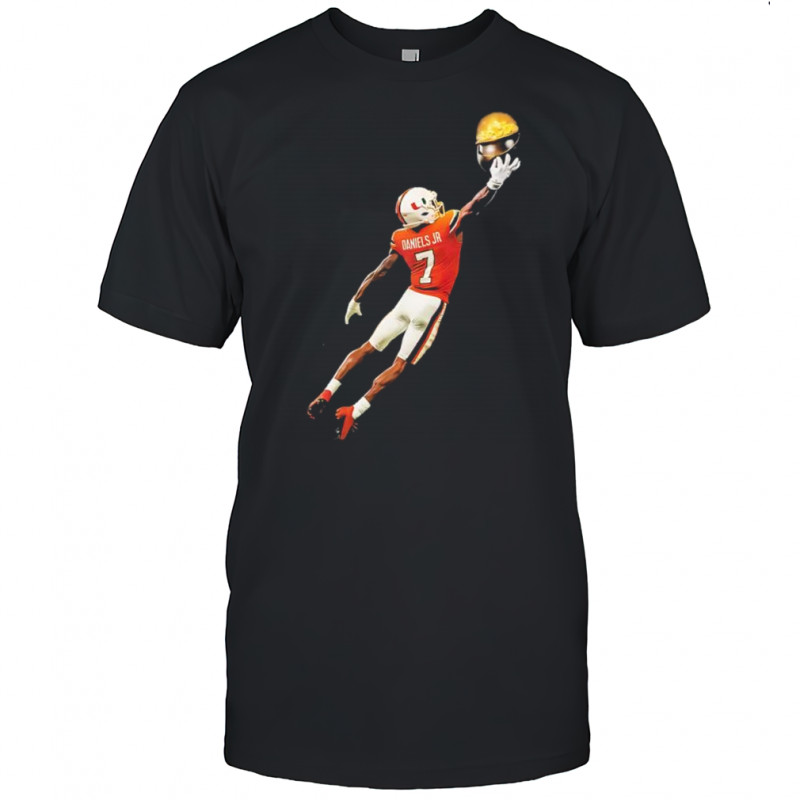 Daniels Jr Miami Hurricanes 1-handed Touchdown for Gold shirt