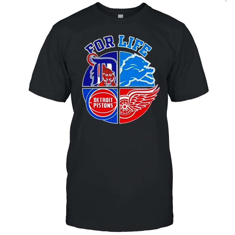 Detroit Sports for life logo shirt