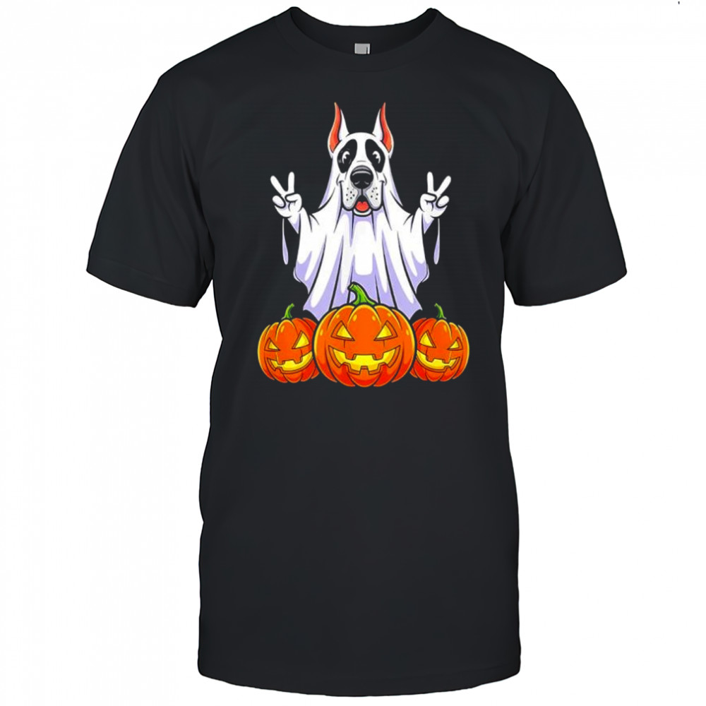 Dog Ghost Pumpkin Halloween shirt