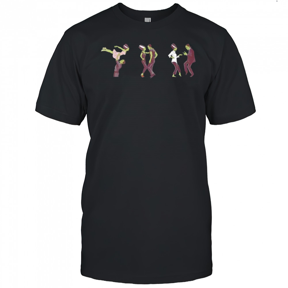 Frankenstein Monster and Bride Dancing Halloween shirt