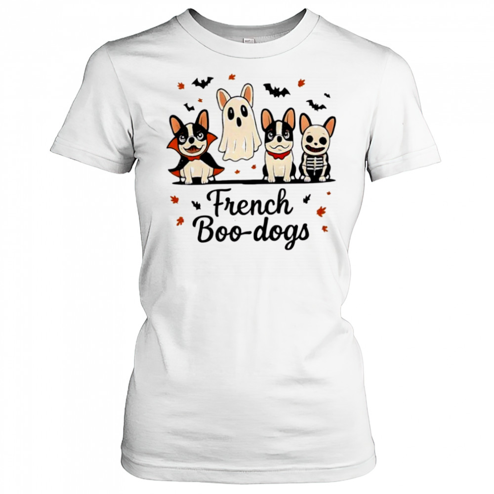 Frenchie Boo Dogs French Bulldog Halloween shirt
