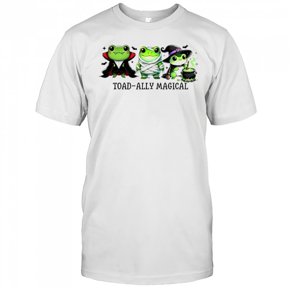 Frogs toad ally magical Happy Halloween shirt