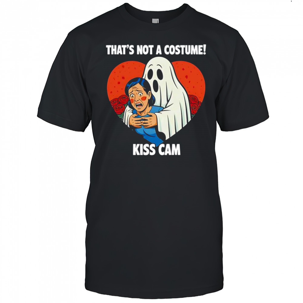 Ghost that’s not a costume kiss cam Halloween shirt