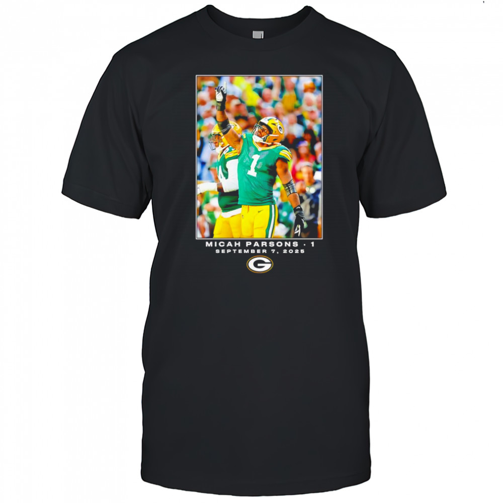 Green Bay Packers Micah Parsons NFL Flash Features Week 1 shirt
