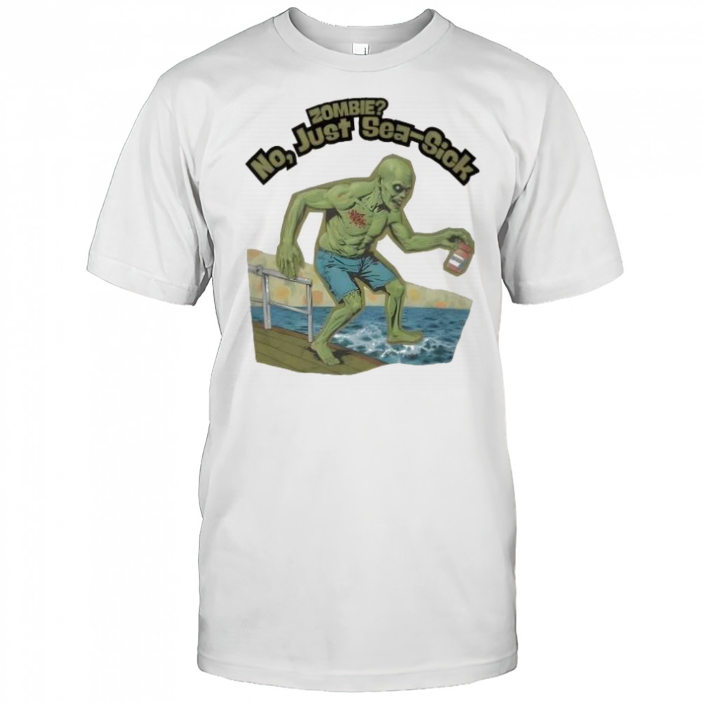 Halloween Cruise ship drinking zombie sea sick classic funny shirt