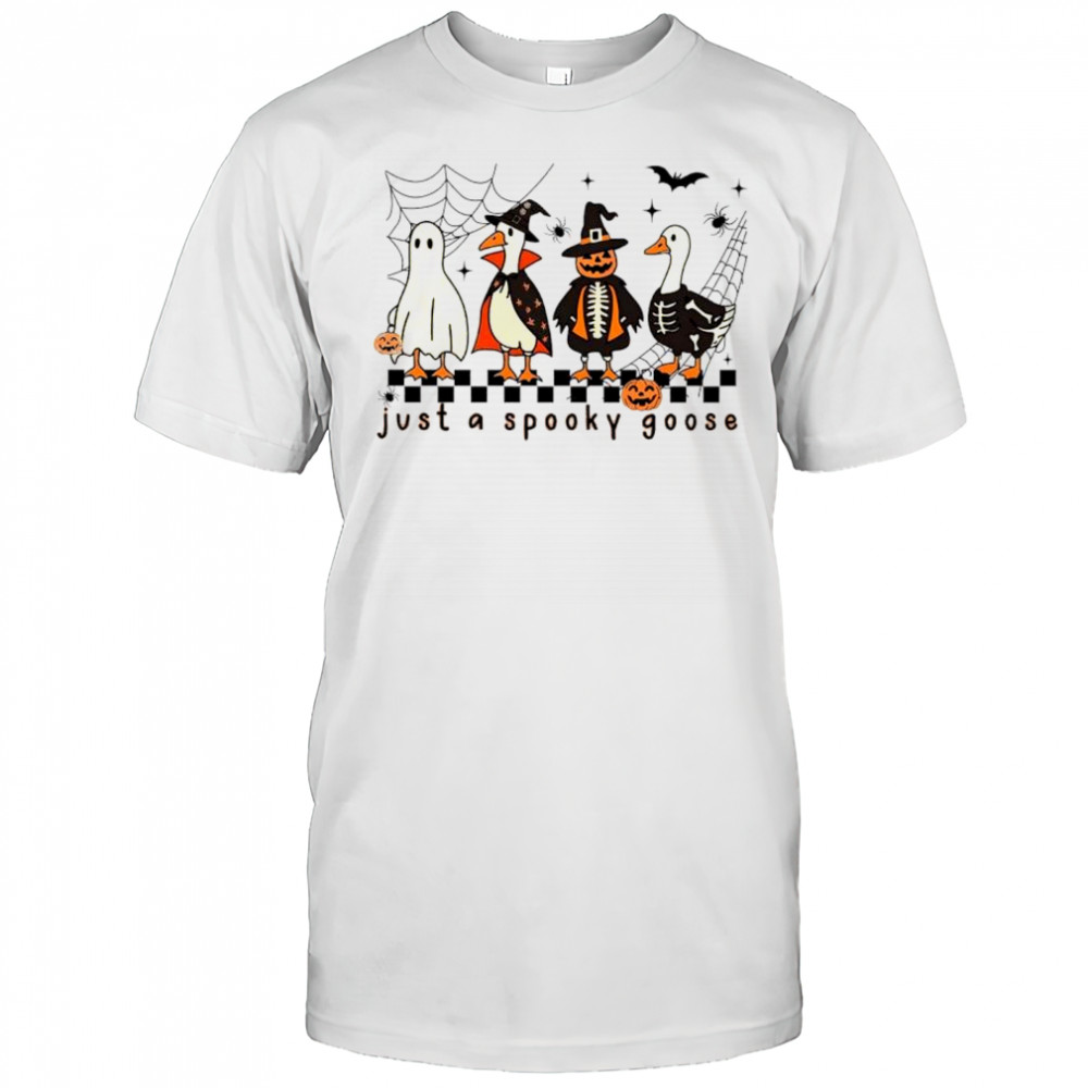 Halloween goose trick or treat goose graphic shirt